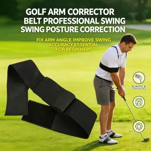 Golf Swing Trainer Arm Band Posture Alignment Training Aid Improve Swing Mechanics Practice Equipment Father's Day Gift for Men Golfers