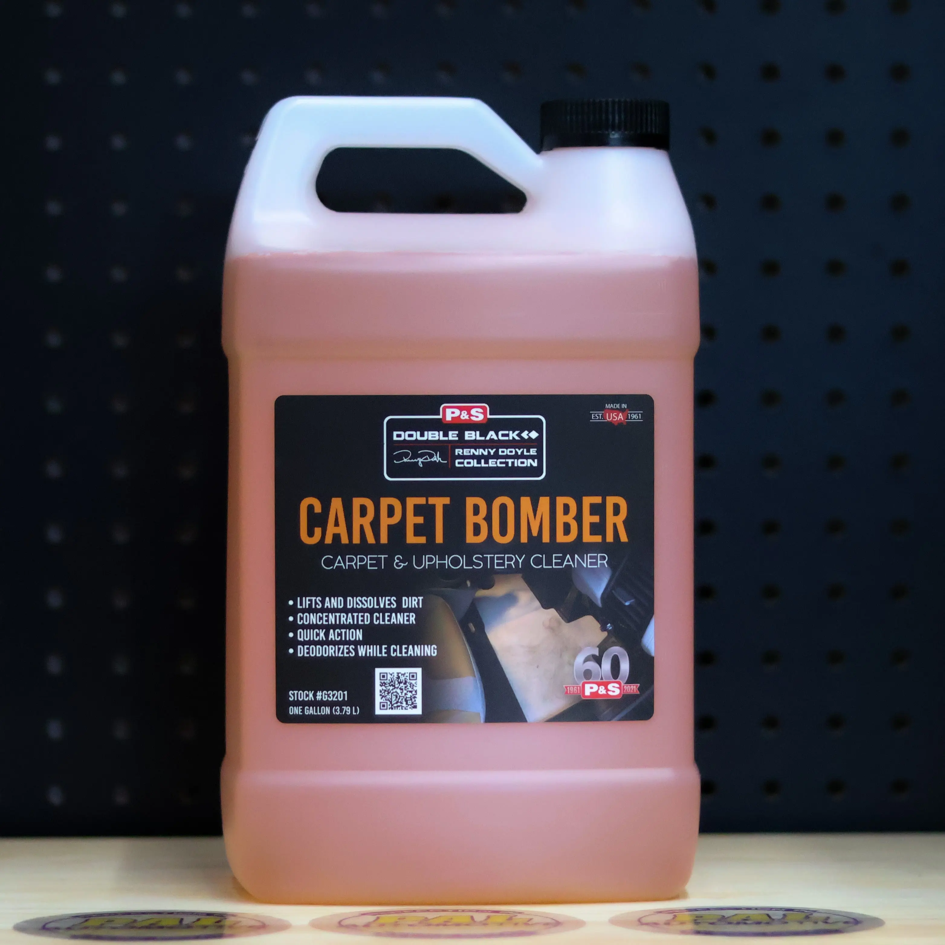 P&S Carpet Bomber Stain Remover, Household Interior Detail Cleaner, 1-Gal Cleaning Solution