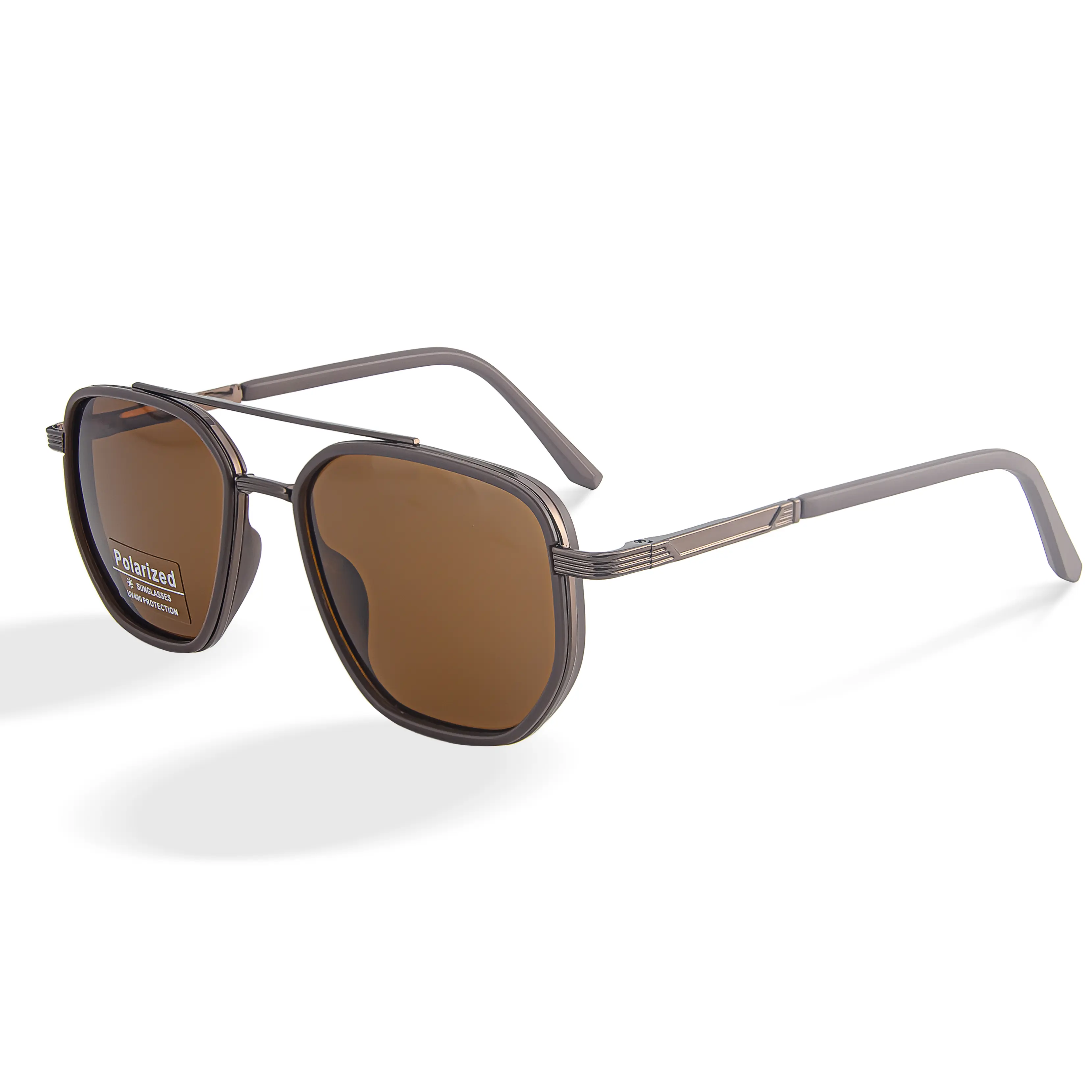 Unisex Fashionable All-match Tinted Lens AviatorSunglasses, His and Hers Gifts, Summer Vintage TrendyGlasses, Fashionable Sunglasses Men for Outdoor Activities