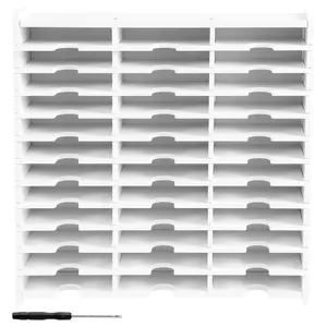 36 Slots Ink Pad Printing Storage Box Large Capacity Items Plastic Racks for DIY Craft Supplies