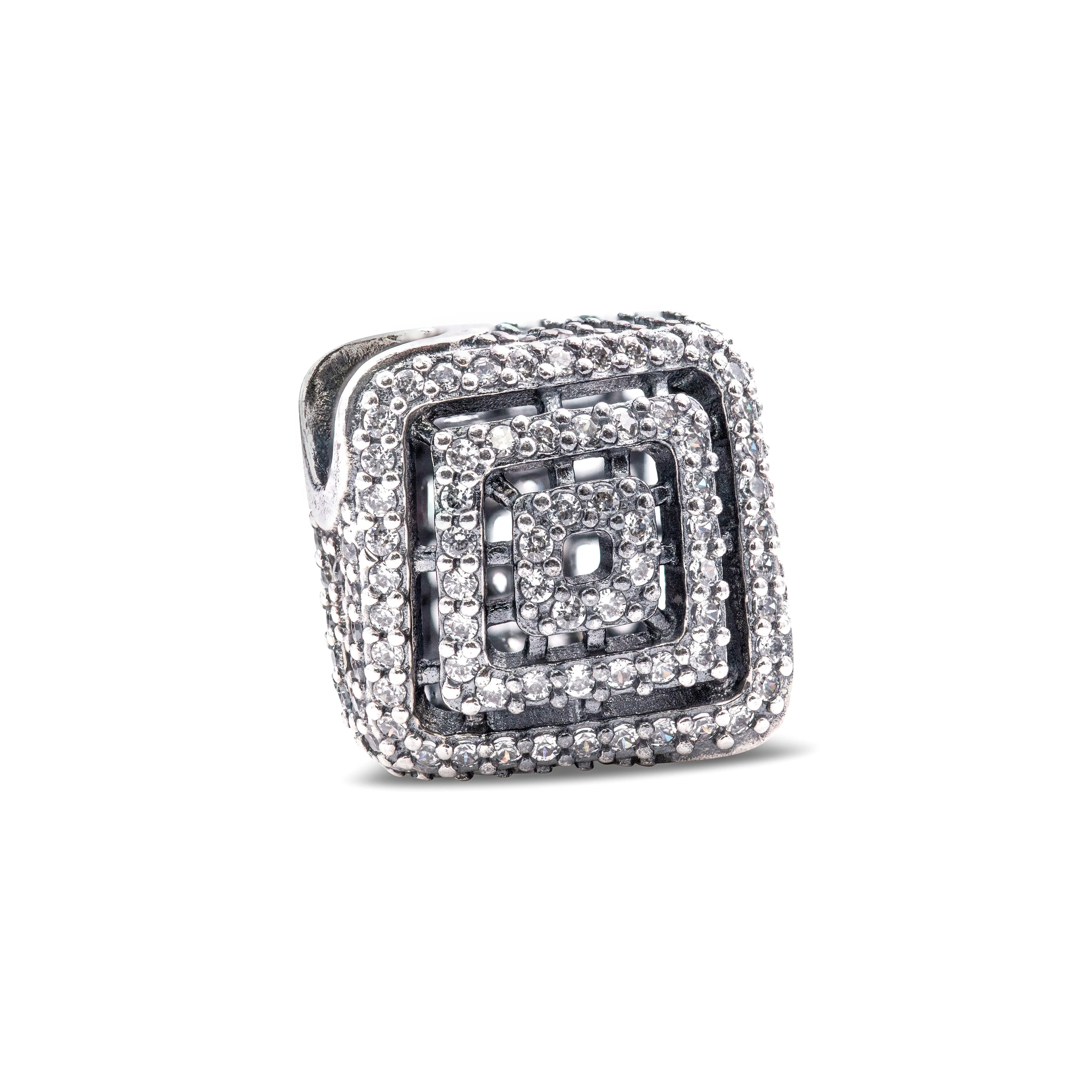 PANDORA Geometric Lines Charm - 796211CZ