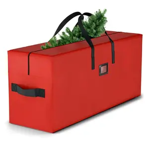 Artificial Christmas Tree Storage Bag, 1 Count Holiday Tree Storage Protective Zipper Bag, Home Organizer for Living Room Bedroom Garden Balcony