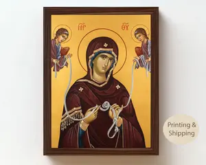 Our Lady Undoer of Knots Print: Catholic & Orthodox Icon, Spiritual Decor Glossy Religious