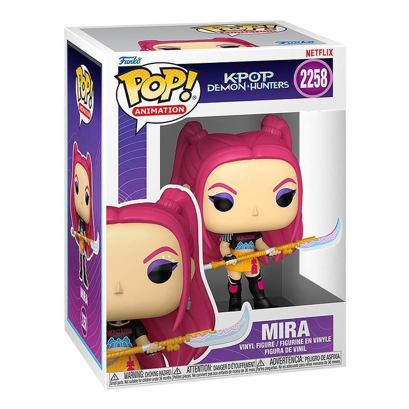 Funko POP KPop Demon Hunters - Mira Huntr/x Vinyl Figure with Epic Collectibles Premium Box Protector Included