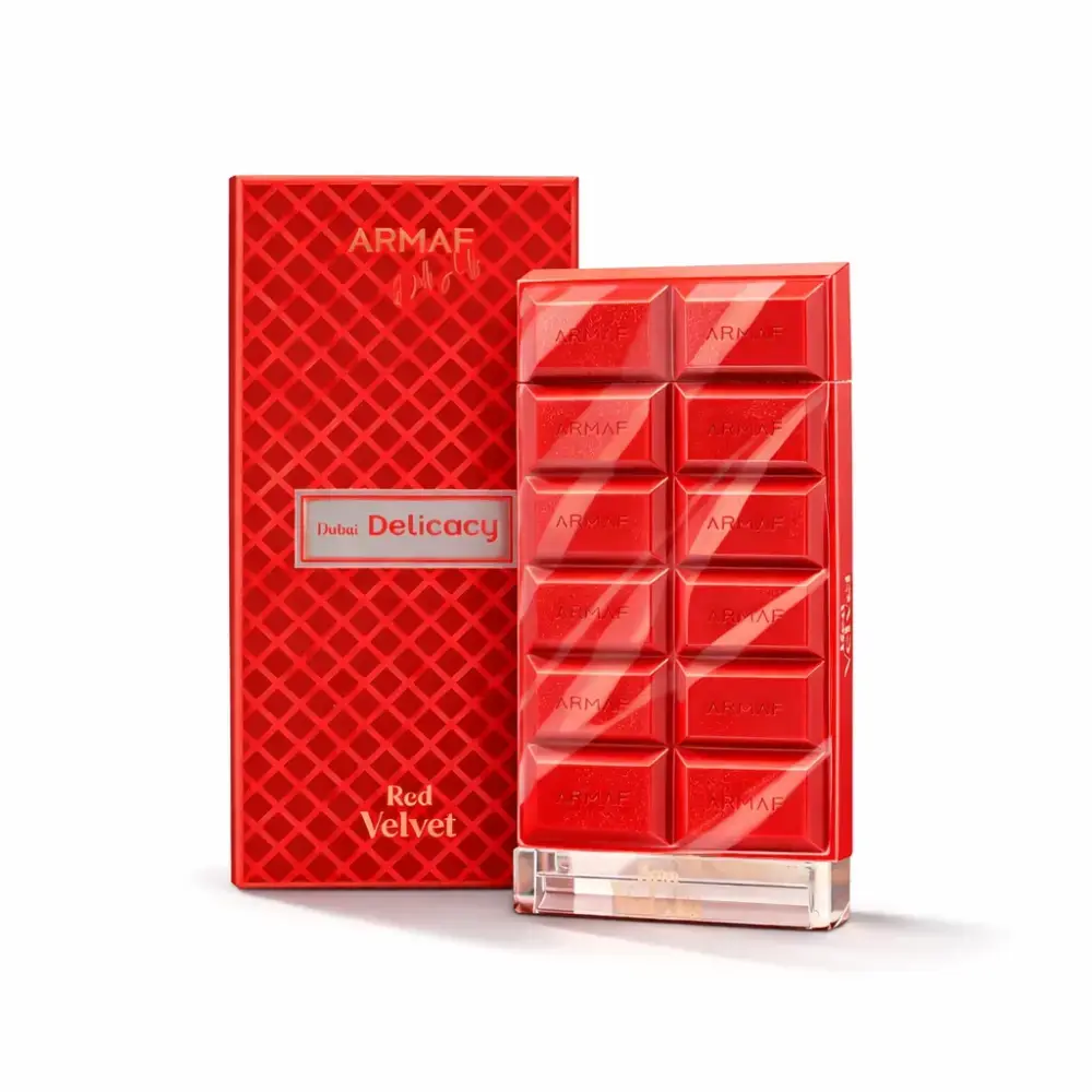 Armaf Dubai Delicacy Red Velvet Eau de Parfum  Unisex Sweet Gourmand Fragrance