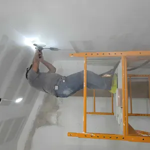 VEVOR Drywall Sander, 800W Electric Sander with 12 Sanding Discs, Variable Speed 1200-2300 RPM Wall Sander with Automatic Vacuum Dust Collection System, Double LED Lights, Dust Bag, Detachable Edge