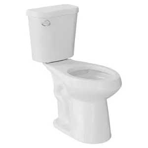 ADA Height 21" Elongated Toilet Bowl Only – Single Side Handle, Upgraded Power Flush, Includes Internal Tank Parts, No Seat Included