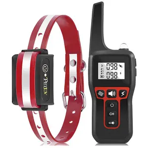 3300ft Dog Training Collars with Remote, 3 Modes Beep Vibraating Shock, Rechargeable Waterproof, Adjustable for 5-150lbs Dogs