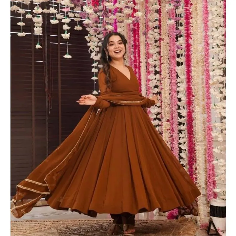 3-Piece elegant Design Anarkali Outfit