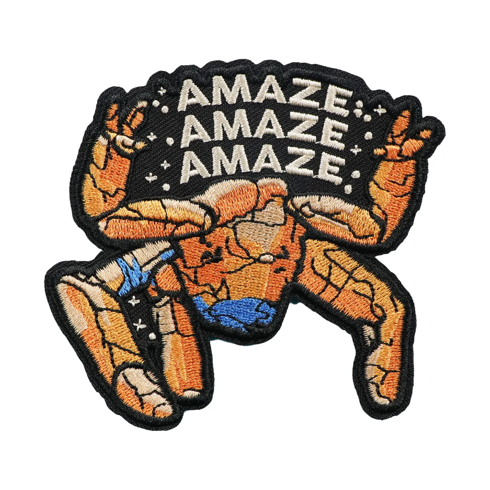 Custom Embroidered Iron-On-Sew-On Fabric Appliqué Patch - Inspirational Quote, Animal Motif DIY Craft Accessory for Jackets/Jeans, Hats
