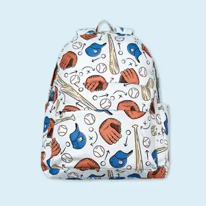 Baseball game day sports kids backpack