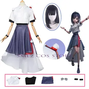 Qiao Ling Cosplay Anime Link Click Costumes Girl Jo Shirt Skirt Uniform R i n Wig Suit Outfits Halloween Carnival Party Clothing