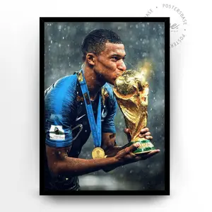 DICH-KylianMbappéWorldCup Poster - Unframed #10027