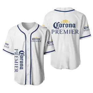 Corona Premier Baseball Jersey, Beer Lover Shirt, Day Drinking Gift