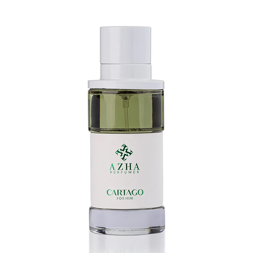 AZHA PERFUMES Cartago Eau De Parfum (EDP) Cologne Spray for Men - Bold Passionate Woody & Earthy Signature Scent with Leather, Amberwood & Fruity Notes, 100 ml Single Item Long-Lasting Fragrance, Bold Passionate Fragrance, Lasting Effects Men's Fragrance