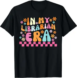 [Pure Cotton Graphics Tee] In My Librarian Era Library Appreciation Back To School T-Shirt