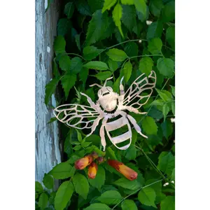 Copper Bee Garden Stake