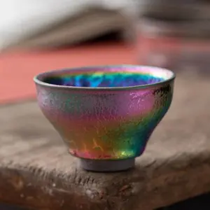 Jianzhan Tea Cup Yao Chang Master Cup Tea Set Single Cup Personal Household Large Tea Cup Song Yu Base Model Antique Kiln Transformation