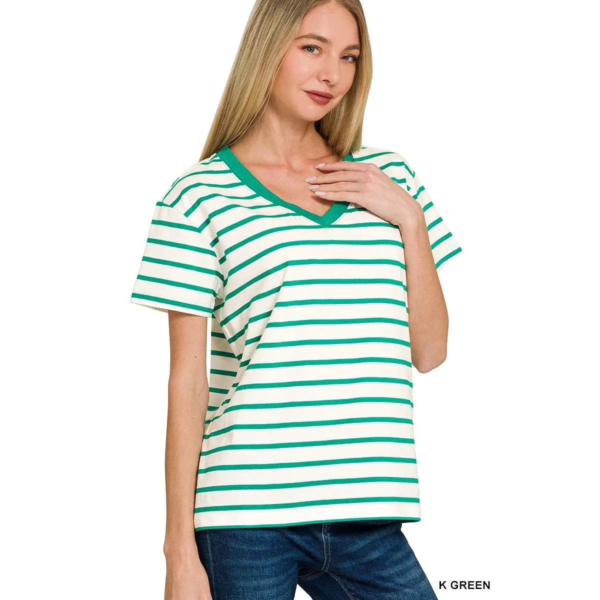 Julia Top -Green