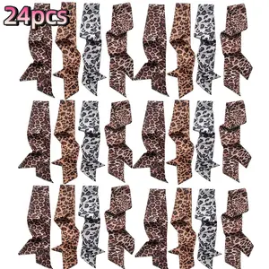 24 Pack Purse Scarf Headbands for Bags Silk Head Scarf for Hair Handbag Women Scarfs Ribbon Band Hair Neck Scarves Fashion Gifts