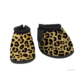 Chewy Crew Anti-Rotation Hoof Boot with Inner Stud, Secure Fit Horse Hoof Protector for Stable Wear