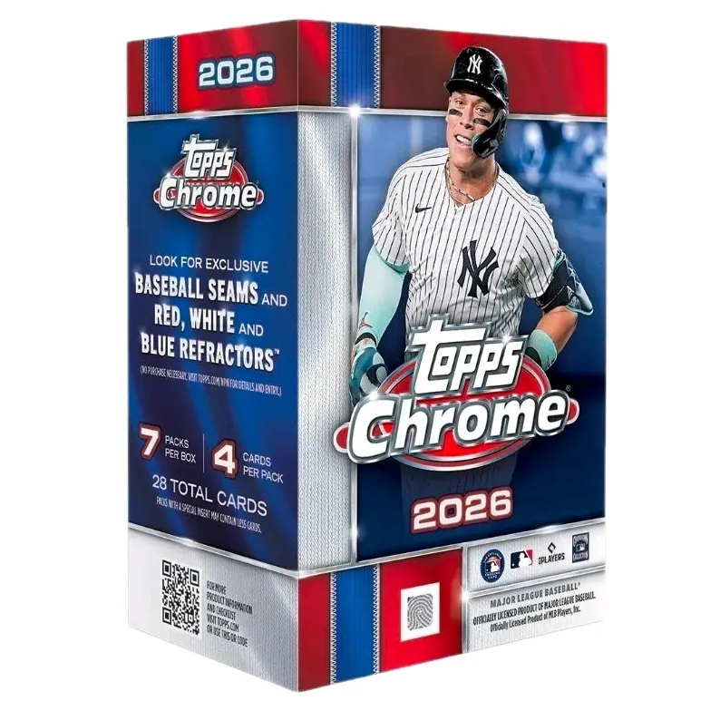2026 Topps Chrome Baseball MLB Blaster Box