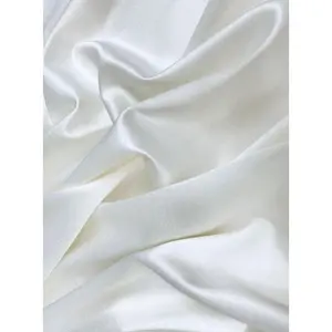 White Stretch Crepe Back Satin