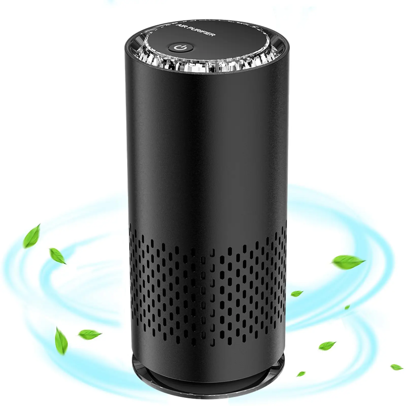 Mini Portable 360° Car Purifier 2-Stage Filter Purifier, Air Purifiers for Bedroom Filter for Dust, Pollen, Smoke, Pet Dander, for Car, School, Home