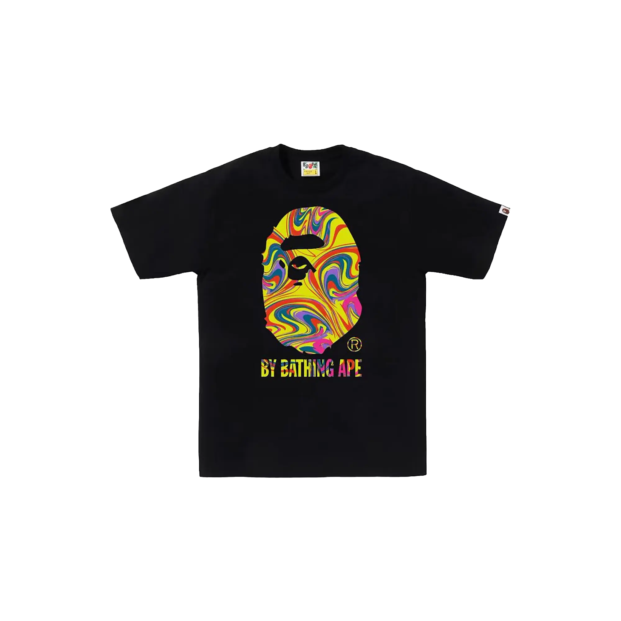 Marbling By Bathing Ape Tee "Black" 1J80 110 023 BLACK