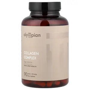 Olympian Labs Collagen Complex, Type I, II, III, V, X, 90 Capsules