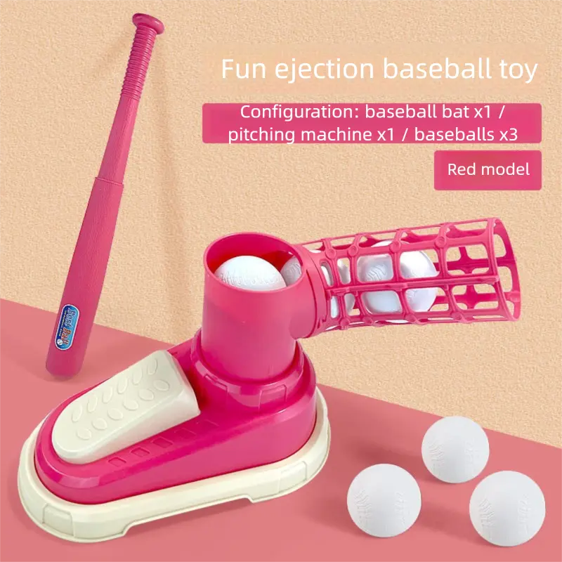 Red [1 pedal, 1 bat, 3 balls]