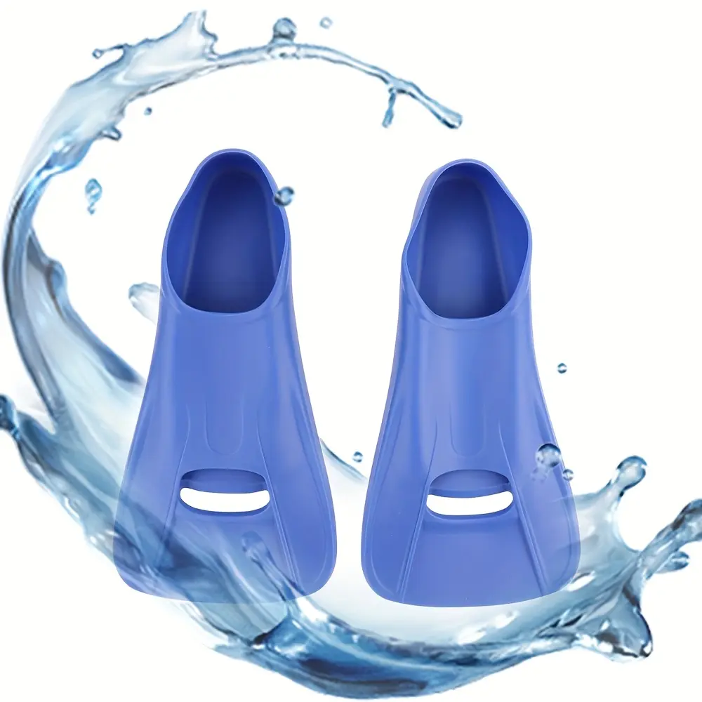 1Pair High-Quality Silicone Diving Fins Anti-Slip Design Suitable for Freediving Men And Women Snorkeling Training Universal Equipment Flippers