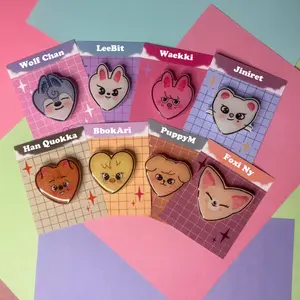 SKz Phone Grip, Cute Character Kindle Accessories Grip, Gift For Fans, Special Griptok pop socket sticky magnetic mount