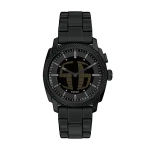 Fossil Men's Machine Big Tic 41MM Black Stainless Steel Watch