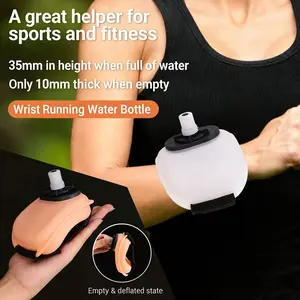 Outdoor Fitness Cycling Wrist Water Bottle, Portable Silicone Running Water Cup, Sports Arm Water Bottle, Handheld Hydration Flask, Reusable Water Bottle, Gym Bottle, Sports Drinking Bottle