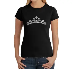 Princess Tiara -  Women's Word Art T-Shirt