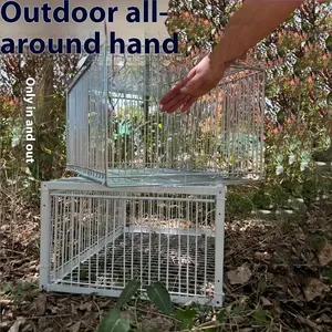 The automatic door enters the pigeon artifact, the outdoor household roof of the sky falling cage can only enter the pigeon cage and actively collide with the door carrier pigeon