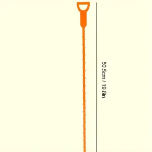 1pc Hair Drain Clog Remover, Sewer Hair Catcher, Pipe Dredging Tool, Drain Hair Remover Tool for Sewer, Kitchen Sink, Bathroom Tub