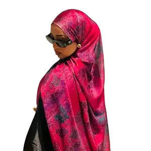 Fuchsia Multi Color Hijab - Versatile Design for Everyday Wear