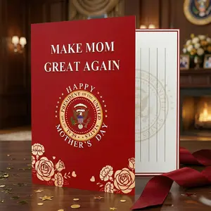 Funny Talking Mother’s Day Card with Voice Audio – Musical Pop Up Greeting Card for Mom, Wife, Grandma – Hilarious Gag Gift – 5x7 Card with Red Envelope