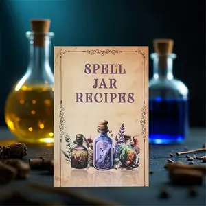 A Spell Jars Recipes page, secret spells, Book of Shadows, witchcraft, jar rituals, witchcraft, spells