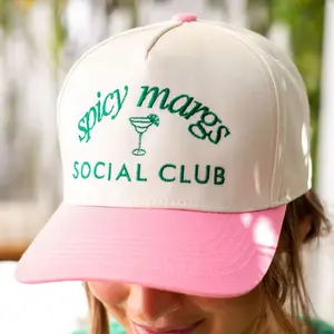 'Spicy Margs Social Club' Snapback Trucker Hat, Embroidery