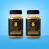 BEARVANA 4-in-1 Wellness Energy Gummies Double-Pack - Black Seed Oil, Shilajit, Sea Moss, Ashwagandha Root, Honey Flavor, Vitamins C & D, 2-Month Supply, 120 Chews - Fitness, Vitamins Supplements for Longer Use, Energy Gummies Vitamins Supplements