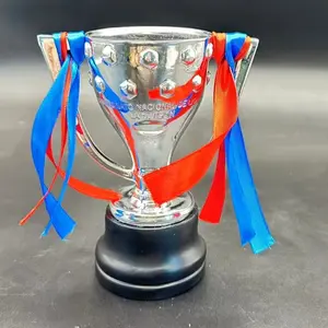1PC La Liga Championship Trophy Replica, Spanish Football Trophy Model, Soccer Fan Collectible Desk Decoration, Unique Gift for Sports Lovers