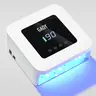 GAOY Cordless UV LED Nail Lamp for Gel Nails, Rechargeable UV Light, White | Professional Nail Dryer, 4 Timers, Automatic Sensor and Sensitive Mode for Fast Curing
