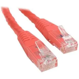 StarTech 15 FT RED MOLDED CAT6 UTP PATCH CABLE - ETL VERIFIED
