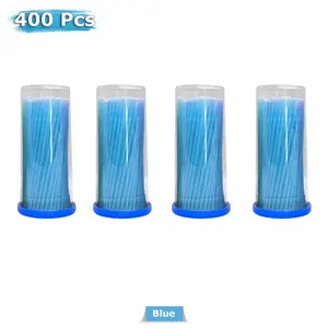 400 Pack Micro Applicator Brush Tips Fine Precision Disposable Tools for Beauty and Craft Use