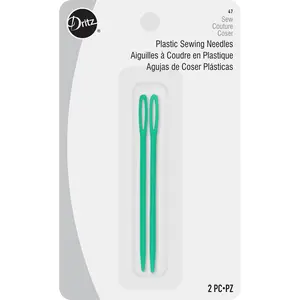 Plastic Sewing Needles, 2 pc Plastic Sewing Needles, 2 pc