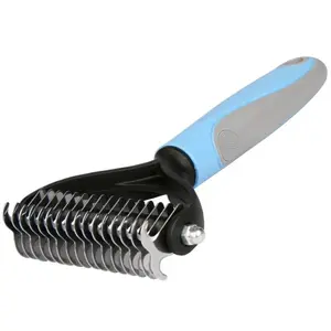 Pet Knotter Dog Grooming Hair Removal Pet Tools Hair Removal Comb Brush Double Sided Pet Supplies summerwins