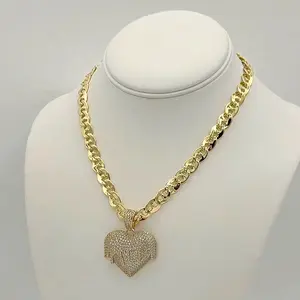 Rodriguezjewelry # 2464 Necklace (18 inches )# 2839 Pendant